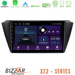 Bizzar XT2 Series 4Core Android13 2+32GB Skoda Fabia 2015-2021 Navigation Multimedia Tablet 9