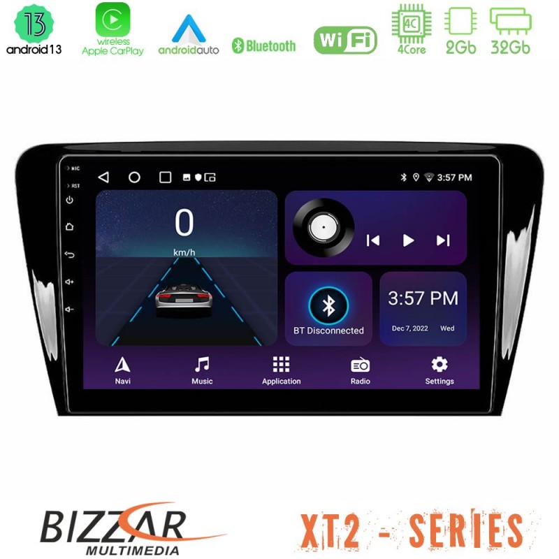 Bizzar XT2 Series 4Core Android13 2+32GB Skoda Octavia 7 Navigation Multimedia Tablet 10