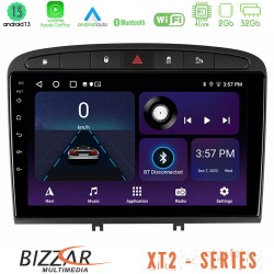 Bizzar XT2 Series 4Core Android13 2+32GB Peugeot 308/RCZ Navigation Multimedia Tablet 9