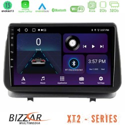 Bizzar XT2 Series 4Core Android13 2+32GB Renault Clio 2005-2012 Navigation Multimedia Tablet 9