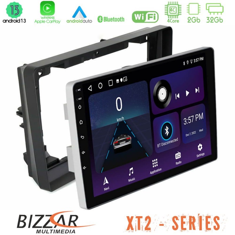 Bizzar XT2 Series 4Core Android13 2+32GB Peugeot 308 2013-2020 Navigation Multimedia Tablet 9