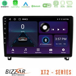 Bizzar XT2 Series 4Core Android13 2+32GB Peugeot 407 Navigation Multimedia Tablet 9