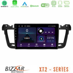 Bizzar XT2 Series 4Core Android13 2+32GB Peugeot 508 2010-2018 Navigation Multimedia Tablet 9