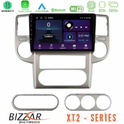 Bizzar XT2 Series 4Core Android13 2+32GB Nissan X-Trail 2003-2007 Navigation Multimedia Tablet 10