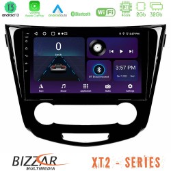 Bizzar XT2 Series 4Core Android13 2+32GB Nissan Qashqai J11 (Manual A/C) Navigation Multimedia Tablet 10