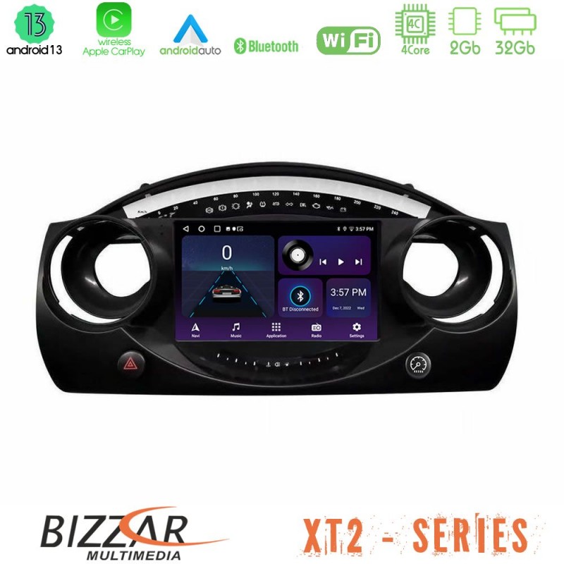 Bizzar XT2 Series 4Core Android13 2+32GB Mini Cooper R50 Navigation Multimedia Tablet 9