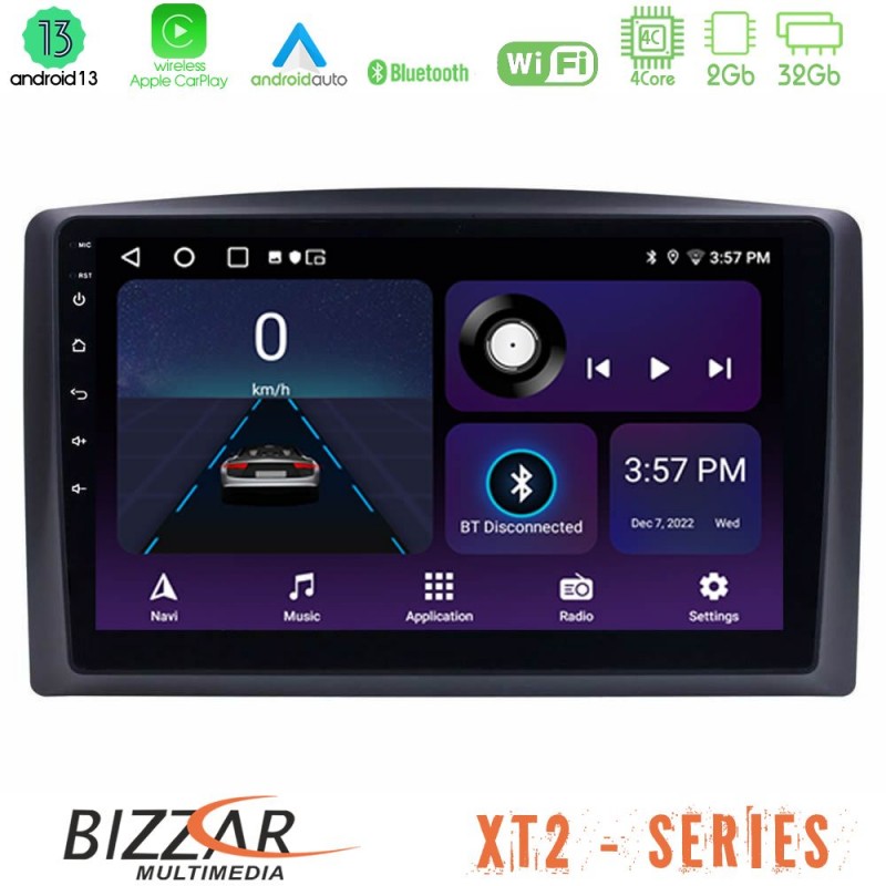 Bizzar XT2 Series 4Core Android13 2+32GB Mercedes Vito 2015-2021 Navigation Multimedia Tablet 10