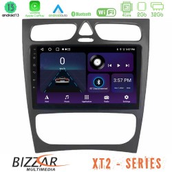 Bizzar XT2 Series 4Core Android13 2+32GB Mercedes C Class (W203) Navigation Multimedia Tablet 9