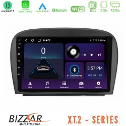 Bizzar XT2 Series 4Core Android13 2+32GB Mercedes SL Class 2005-2011 Navigation Multimedia Tablet 9