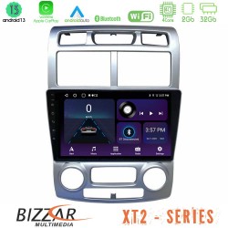 Bizzar XT2 Series 4Core Android13 2+32GB Kia Sportage 2005-2008 Navigation Multimedia Tablet 9