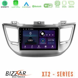 Bizzar XT2 Series 4Core Android13 2+32GB Hyundai Tucson 2015-2018 Navigation Multimedia Tablet 9