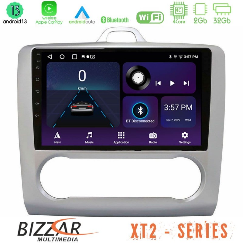 Bizzar XT2 Series 4Core Android13 2+32GB Ford Focus Auto AC Navigation Multimedia Tablet 9