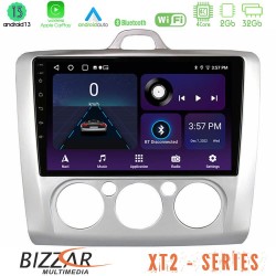 Bizzar XT2 Series 4Core Android13 2+32GB Ford Focus Manual AC Navigation Multimedia Tablet 9