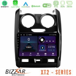 Bizzar XT2 Series 4Core Android13 2+32GB Dacia Duster 2014-2018 Navigation Multimedia Tablet 9