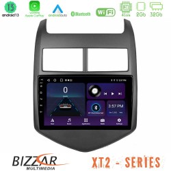 Bizzar XT2 Series 4Core Android13 2+32GB Chevrolet Aveo 2011-2017 Navigation Multimedia Tablet 9