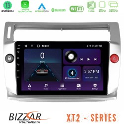 Bizzar XT2 Series 4Core Android13 2+32GB Citroen C4 2004-2010 Navigation Multimedia Tablet 9