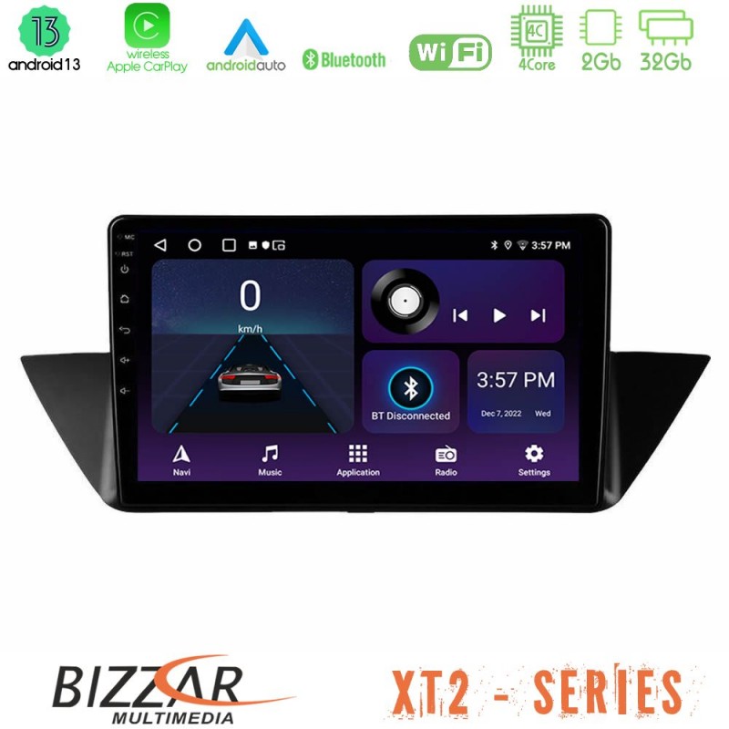 Bizzar XT2 Series 4Core Android13 2+32GB BMW Χ1 E84 Navigation Multimedia Tablet 10