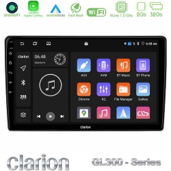 Clarion GL300 Series Alfa Romeo Mito 2008-2014 4Core Android11 2+32GB Navigation Multimedia Tablet 9