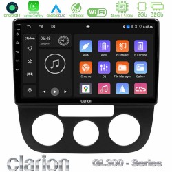 Clarion GL300 Series 4Core Android11 2+32GB VW Jetta Navigation Multimedia Tablet 10