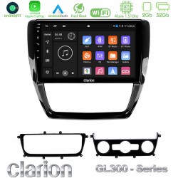 Clarion GL300 Series 4Core Android11 2+32GB VW Jetta Navigation Multimedia Tablet 10