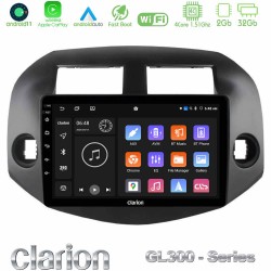 Clarion GL300 Series 4Core Android11 2+32GB Toyota Rav4 2006-2012 Navigation Multimedia Tablet 10