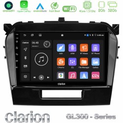 Clarion GL300 Series 4Core Android11 2+32GB Suzuki Vitara 2015-2021 Navigation Multimedia Tablet 9