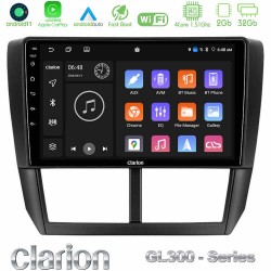 Clarion GL300 Series 4Core Android11 2+32GB Subaru Forester Navigation Multimedia Tablet 9