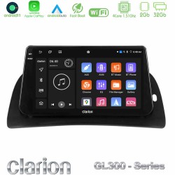 Clarion GL300 Series 4Core Android11 2+32GB Renault Kangoo 2015-2018 Navigation Multimedia Tablet 9