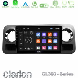 Clarion GL300 Series 4Core Android11 2+32GB Mercedes Sprinter W907 Navigation Multimedia Tablet 10