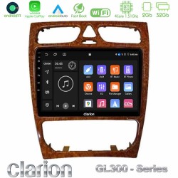 Clarion GL300 Series 4Core Android11 2+32GB Mercedes C Class (W203) Navigation Multimedia Tablet 9