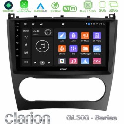 Clarion GL300 Series 4Core Android11 2+32GB Mercedes W203 Facelift Navigation Multimedia Tablet 9