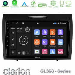 Clarion GL300 Series 4Core Android11 2+32GB Mercedes SLK Class Navigation Multimedia Tablet 9