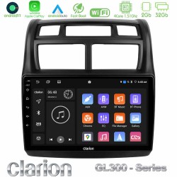 Clarion GL300 Series 4Core Android11 2+32GB Kia Sportage 2008-2011 Navigation Multimedia Tablet 9