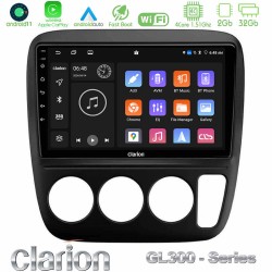 Clarion GL300 Series 4Core Android11 2+32GB Honda CRV 1997-2001 Navigation Multimedia Tablet 9