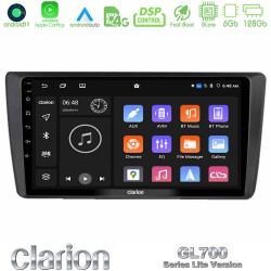 Clarion GL700 Lite Series Skoda Octavia 2004-2012 8Core Android11 6+128GB Navigation Multimedia Tablet 9″ Με Carplay & Android Auto