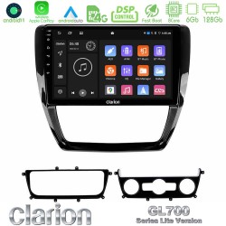 Clarion GL700 Lite Series 8Core Android11 6+128GB VW Jetta Navigation Multimedia Tablet 10