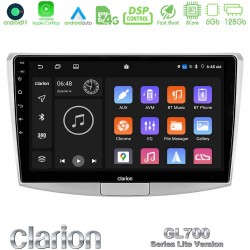 Clarion GL700 Lite Series 8Core Android11 6+128GB VW Passat Navigation Multimedia Tablet 10