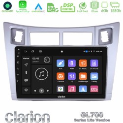 Clarion GL700 Lite Series 8Core Android11 6+128GB Toyota Yaris Navigation Multimedia Tablet 9