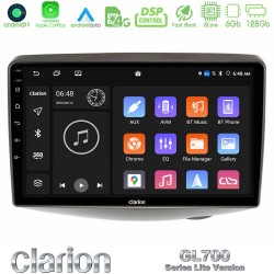 Clarion GL700 Lite Series 8Core Android11 6+128GB Toyota Yaris 1999 - 2006 Navigation Multimedia Tablet 9