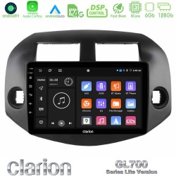 Clarion GL700 Lite Series 8Core Android11 6+128GB Toyota Rav4 2006-2012 Navigation Multimedia Tablet 10