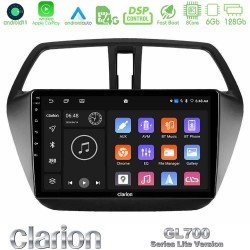 Clarion GL700 Lite Series 8Core Android11 6+128GB Suzuki SX4 S-Cross Navigation Multimedia Tablet 9