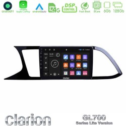 Clarion GL700 Lite Series 8Core Android11 6+128GB Seat Leon 2013 – 2019 Navigation Multimedia Tablet 9