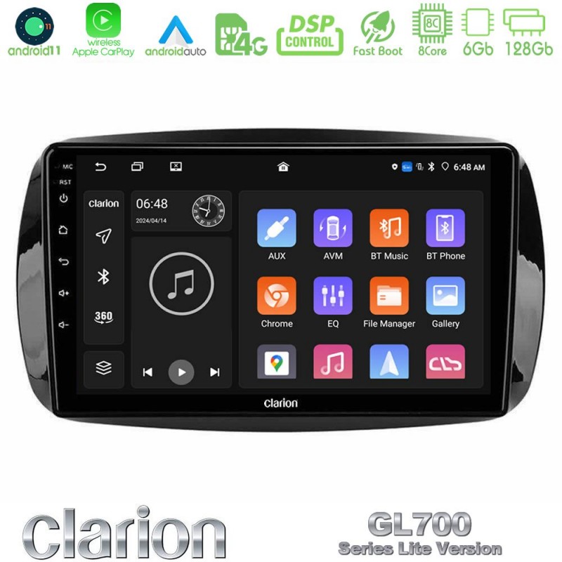 Clarion GL700 Lite Series 8Core Android11 6+128GB Smart 453 Navigation Multimedia Tablet 9