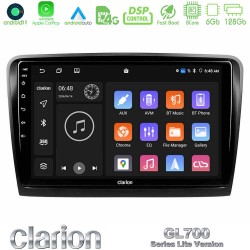 Clarion GL700 Lite Series 8Core Android11 6+128GB Skoda Superb 2008-2015 Navigation Multimedia Tablet 9