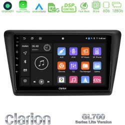 Clarion GL700 Lite Series 8Core Android11 6+128GB Skoda Rapid 2013-2017 Navigation Multimedia Tablet 9