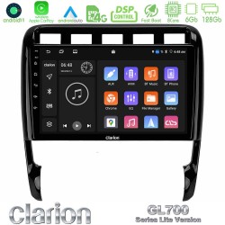 Clarion GL700 Lite Series 8Core Android11 6+128GB Porsche Cayenne 2003-2010 Navigation Multimedia Tablet 9