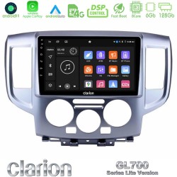 Clarion GL700 Lite Series 8Core Android11 6+128GB Nissan NV200 Navigation Multimedia Tablet 9