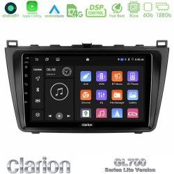 Clarion GL700 Lite Series 8Core Android11 6+128GB Mazda 6 2008-2012 Navigation Multimedia Tablet 9