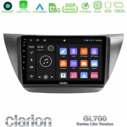 Clarion GL700 Lite Series 8Core Android11 6+128GB Mitsubishi Lancer 2004 – 2008 Navigation Multimedia Tablet 9