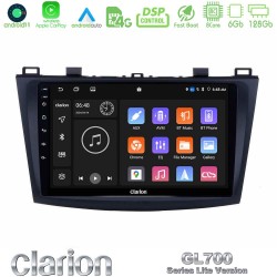 Clarion GL700 Lite Series 8Core Android11 6+128GB Mazda 3 2009-2014 Navigation Multimedia Tablet 9